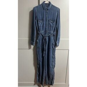 Rails Blue Denim Jumpsuit